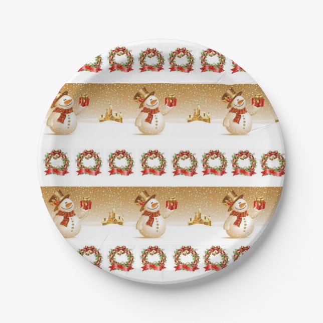 Paper plates Christmas (Front)