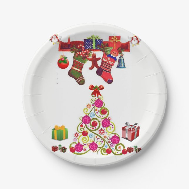 Paper plates Christmas (Front)