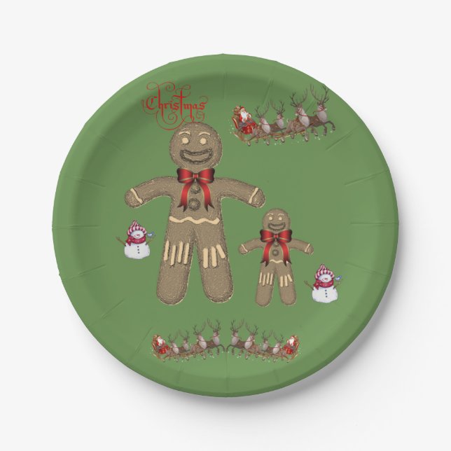 Paper plates Christmas (Front)