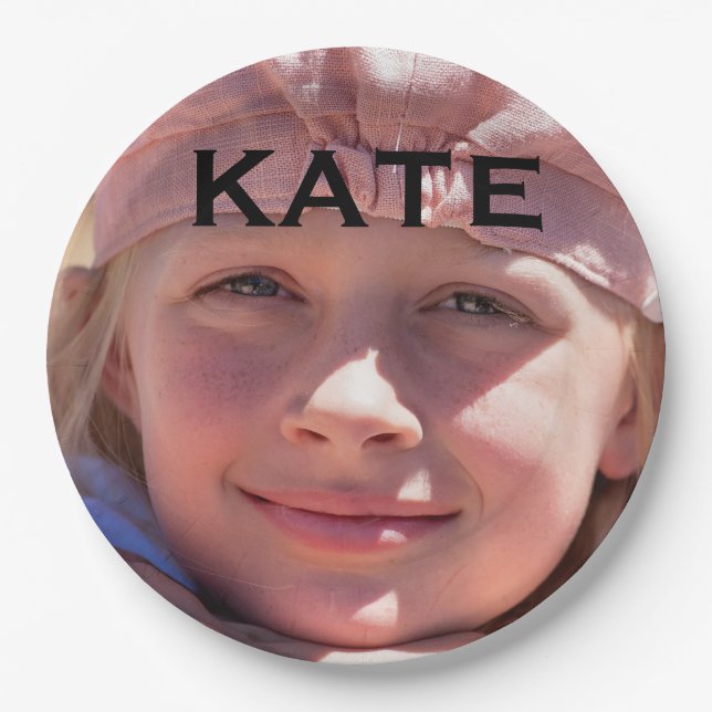 PAPER PLATES CUSTOM PHOTO (Front)