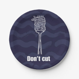 Paper Plates - Don't Cut – Spaghetti Humor