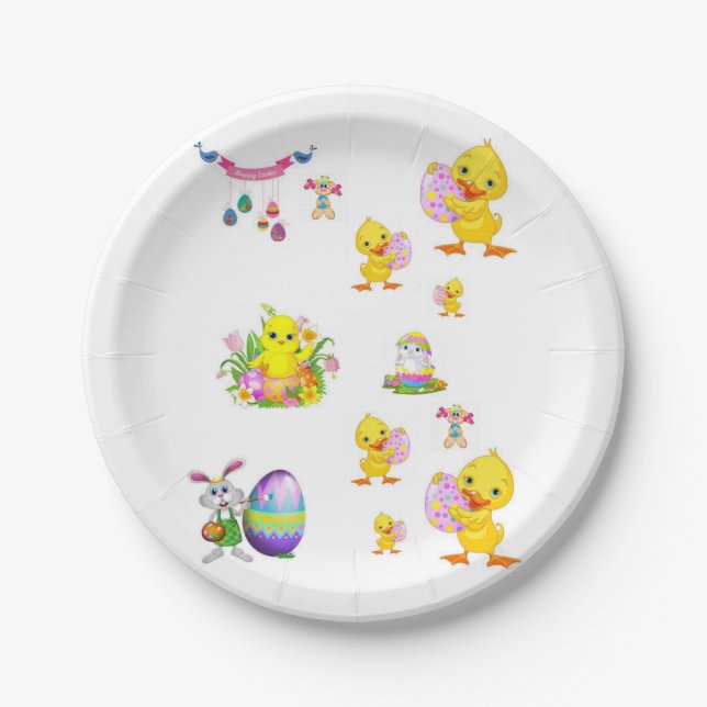 Paper plates Easter (Front)