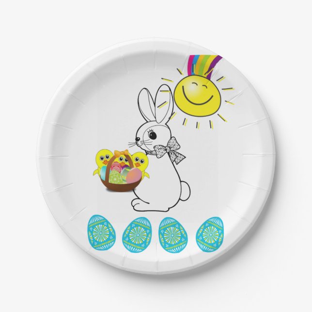 Paper plates Easter (Front)