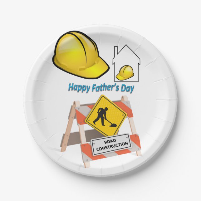 Paper plates Father's Day (Front)