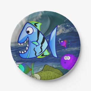 Paper plates Fish