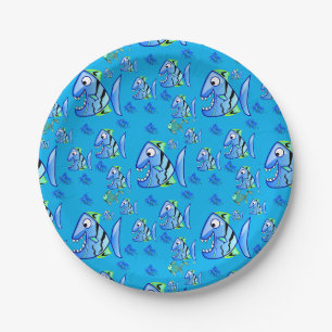 Paper plates Fish