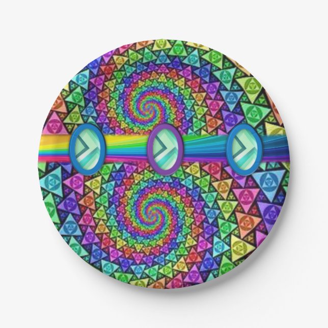 Paper plates Floral (Front)