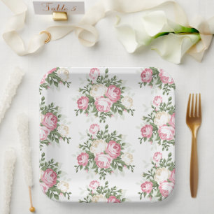 Paper Plates-Floral Plate