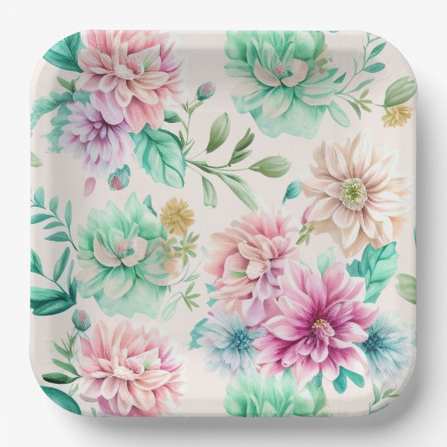 Paper Plates Flower (Front)