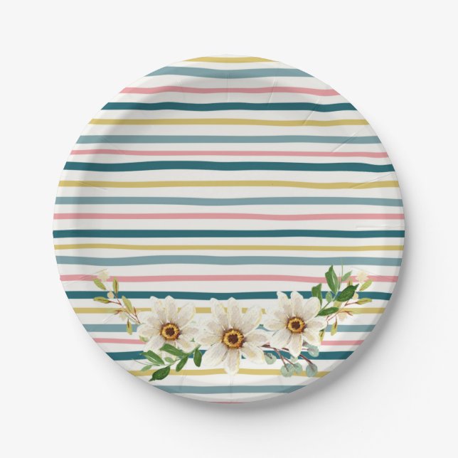 Paper Plates for Picnic Baby Shower (Front)