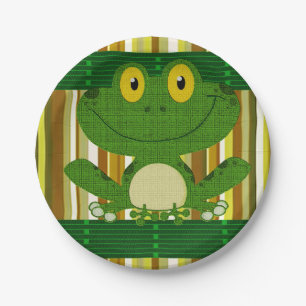 Paper plates Frog