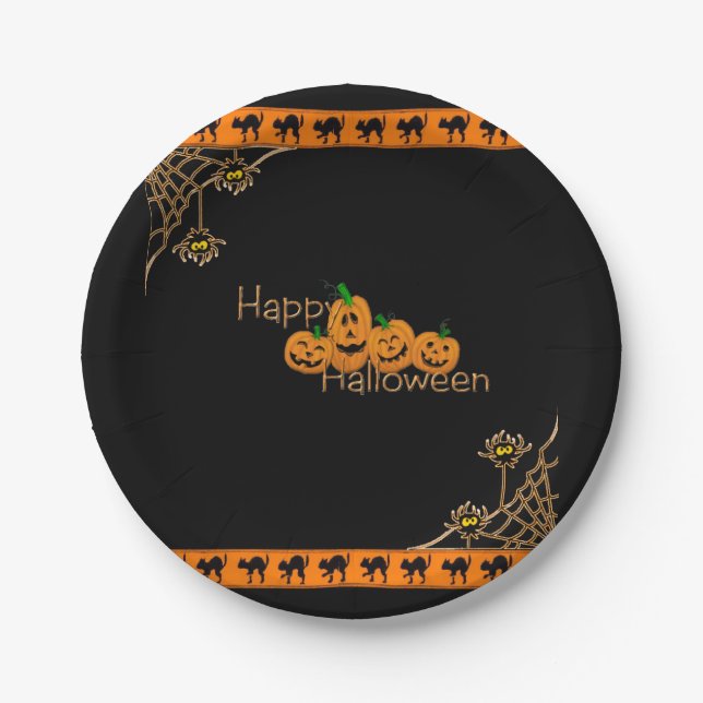 Paper plates Halloween (Front)