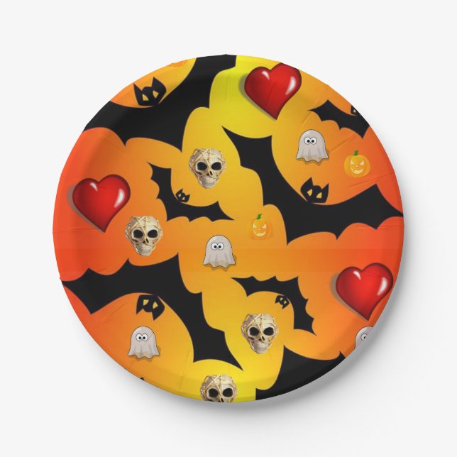 Paper plates Halloween (Front)