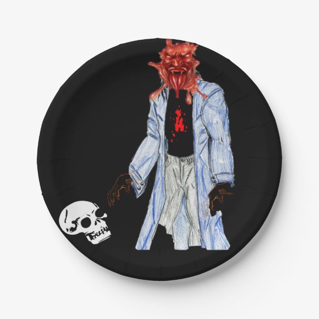 Paper plates Halloween (Front)