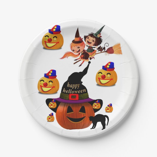 Paper plates Halloween (Front)