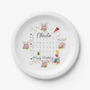Paper Plates, Happy Birthday February 2022   Plate