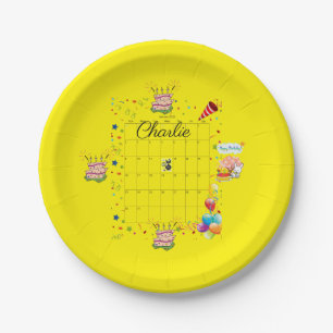 Paper Plates, Happy Birthday January 2022 Paper Plate