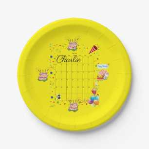 Paper Plates, Happy Birthday July 2022  Plate