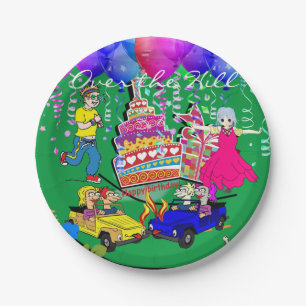Paper Plates, Happy Birthday Over the Hill Plate