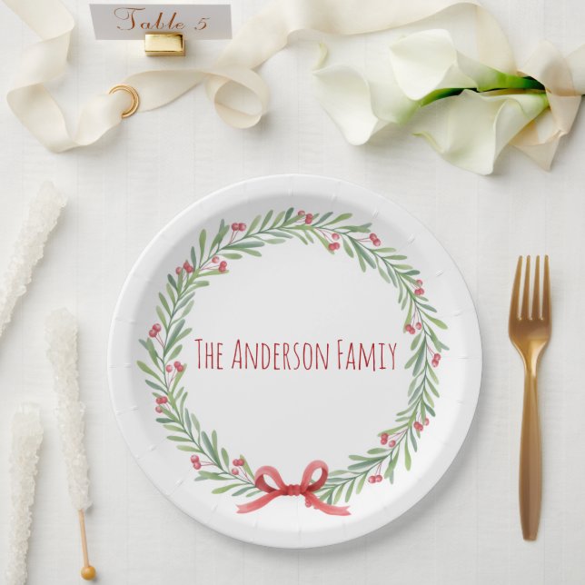 Paper Plates – Holiday  Table Décor Essentials (Wedding)
