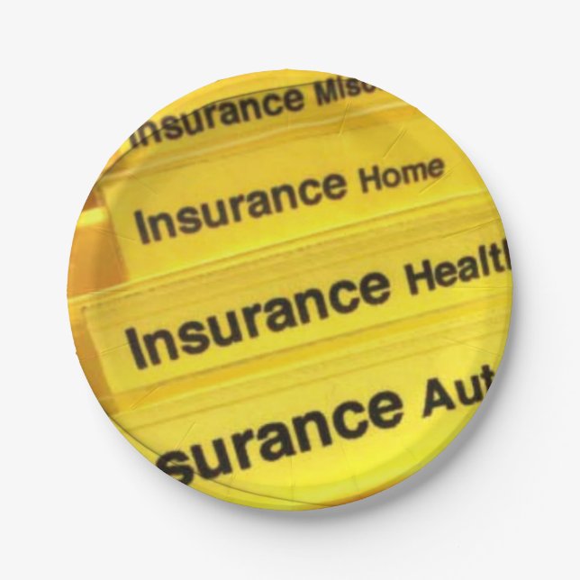 Paper Plates Insurance Agent (Front)