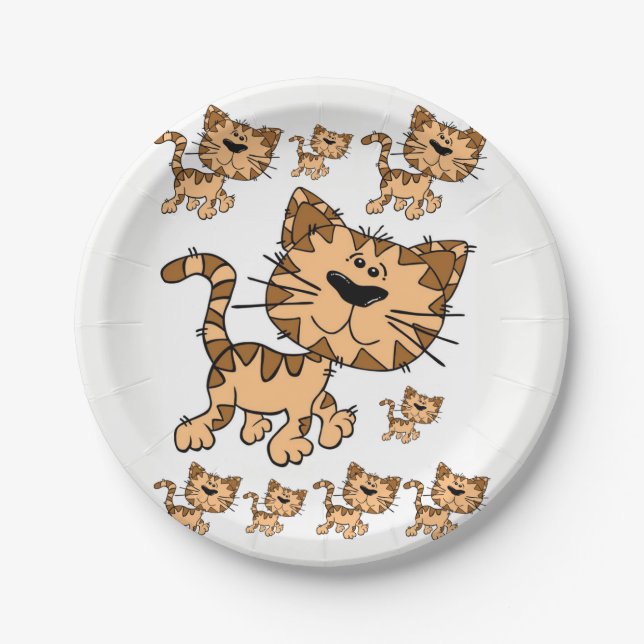 Paper Plates Kitten (Front)