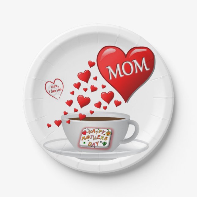 Paper plates Mother's Day (Front)