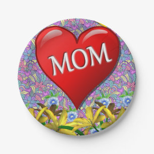 Paper plates Mother's Day