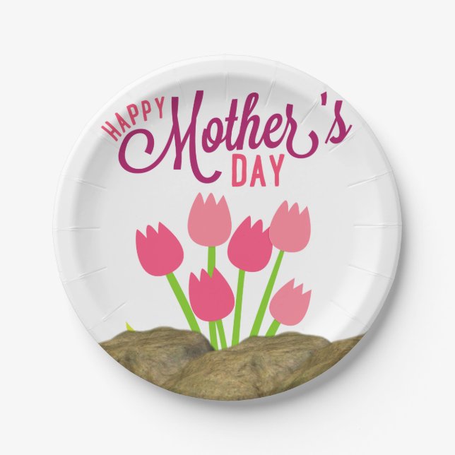 Paper plates Mother's Day (Front)