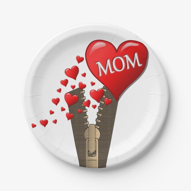 Paper plates Mother's Day (Front)