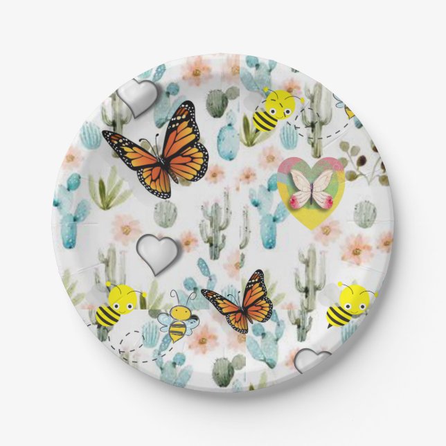 Paper plates Mother's Day (Front)