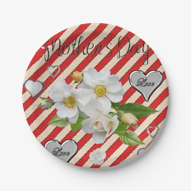 Paper plates Mother's Day (Front)