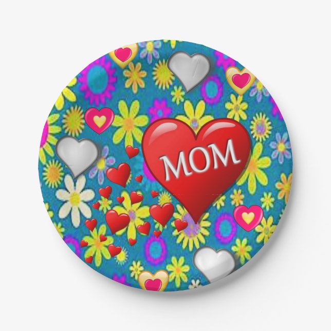 Paper plates Mother's Day (Front)