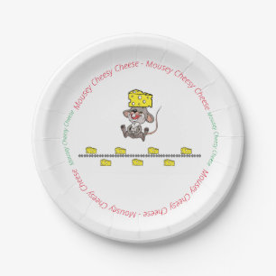 Paper Plates Mousey Cheesy Cheese