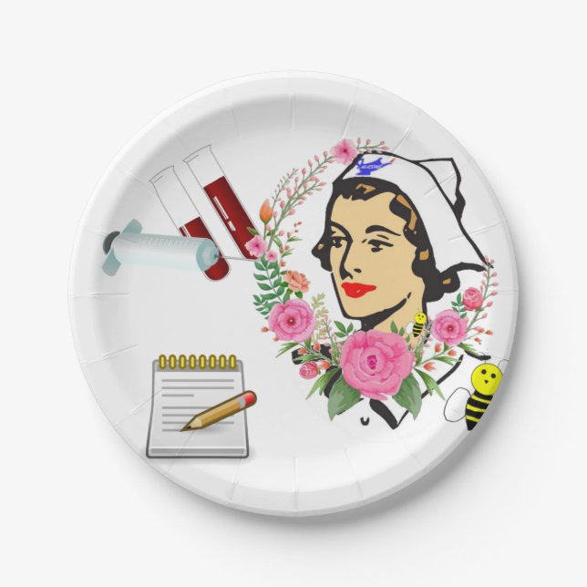Paper Plates Nurse (Front)