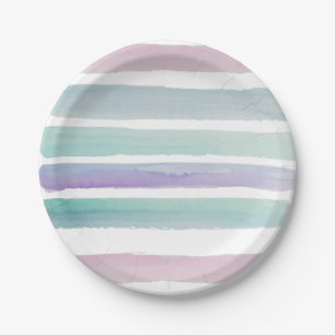 Paper Plates, Pastel Colors Plate