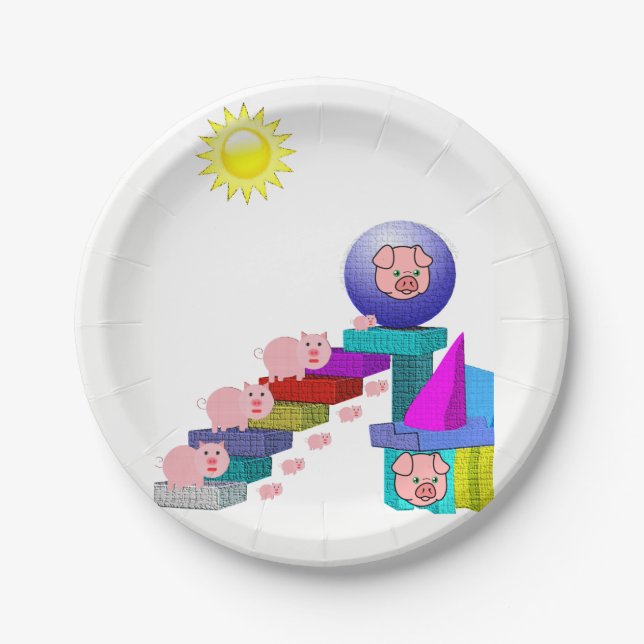 Paper plates Pigs (Front)