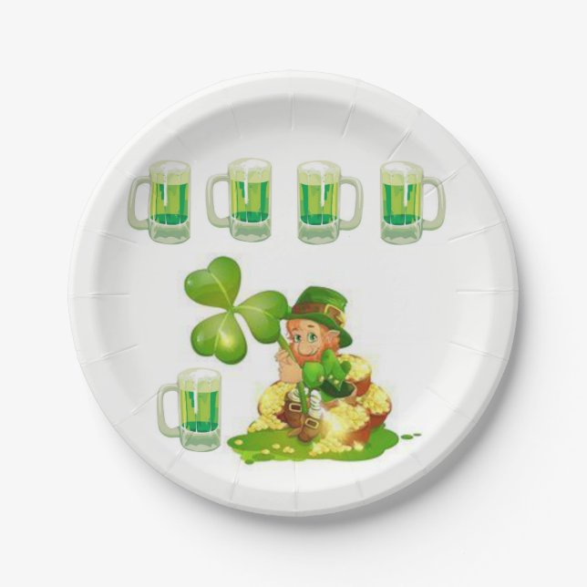 Paper plates St. Patrick's Day (Front)