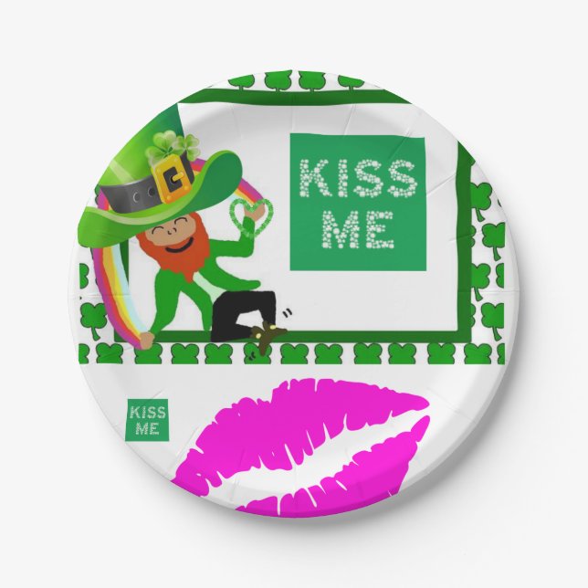 Paper plates St. Patrick's Day (Front)