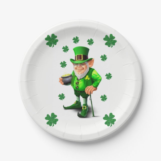 Paper plates St. Patrick's Day (Front)