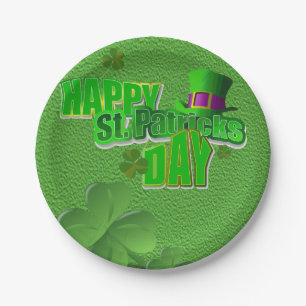 Paper plates St. Patrick's Day
