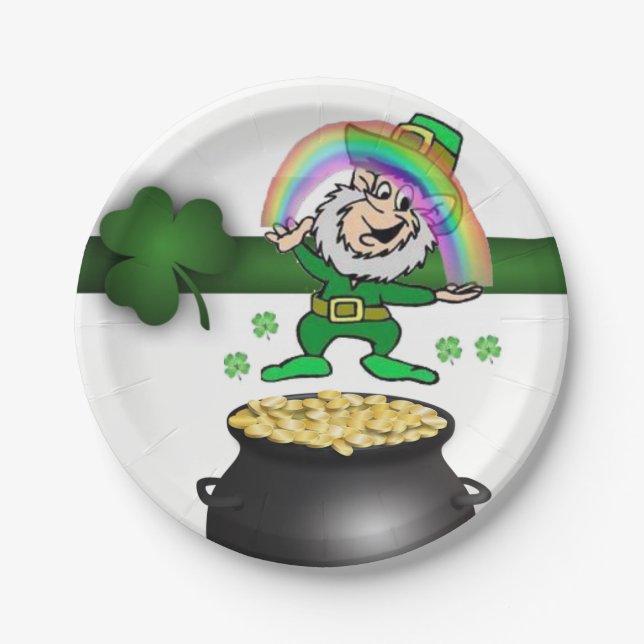 Paper plates St. Patrick's Day (Front)