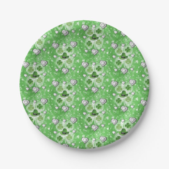 Paper plates St. Patrick's Day (Front)