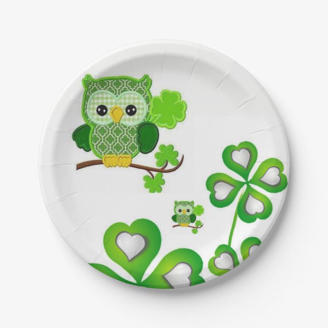 Paper plates St. Patrick's Day (Front)