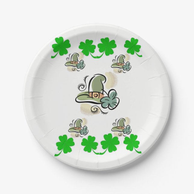 Paper plates St. Patrick's Day (Front)