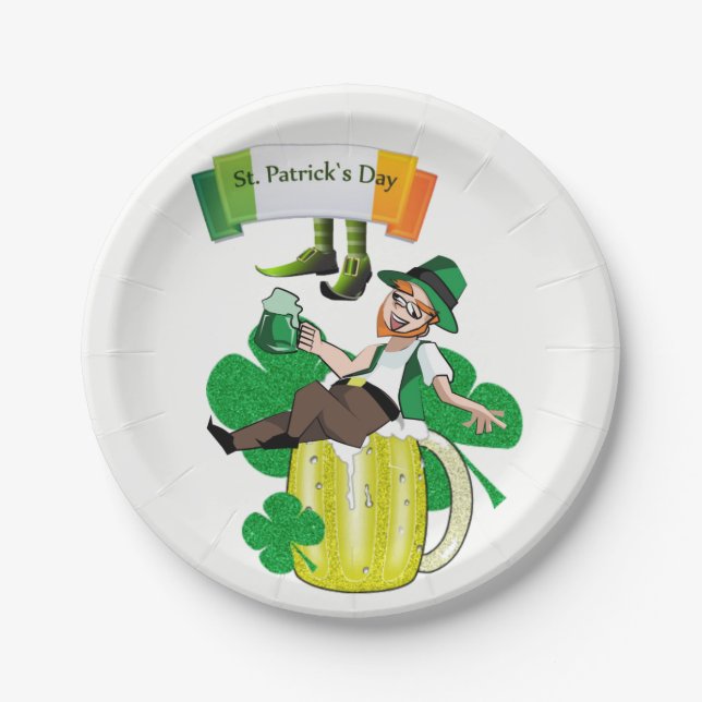 Paper plates St. Patrick's Day (Front)