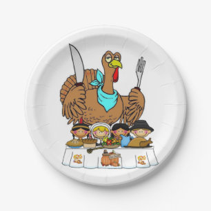 Paper plates Thanksgiving