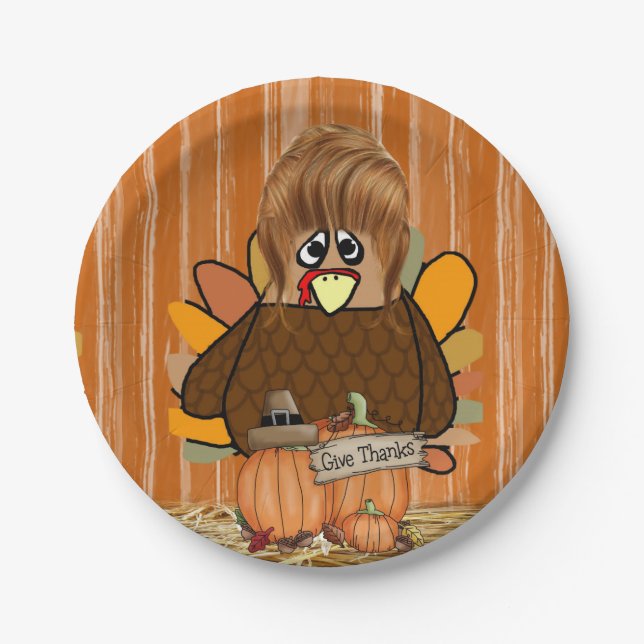 Paper plates Thanksgiving (Front)
