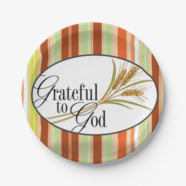 Paper plates Thanksgiving (Front)