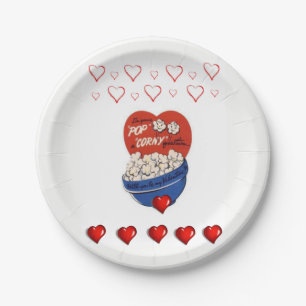 Paper plates Valentine's